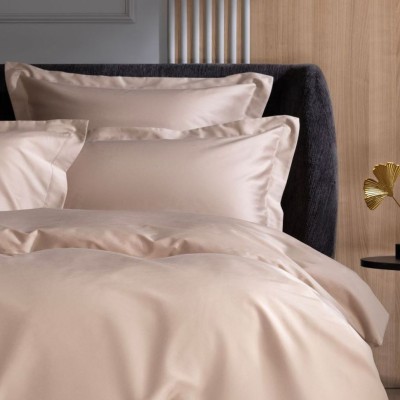 Постельное белье German Grass на резинке &quot;Nude Pink Allure&quot;, семейное, бежевый