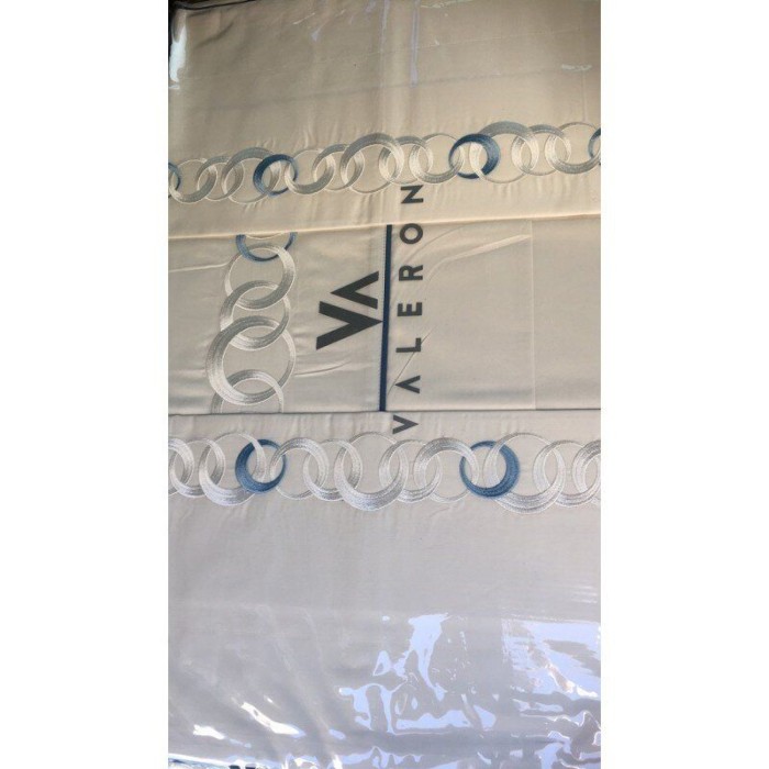 Постельное белье Valeron USC "Dafne", king-size, синий