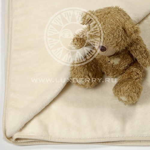 Плед детский Luxberry "Кашемир 269 01", 100х140, экрю