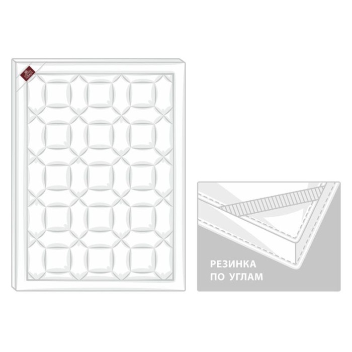 Топпер German Grass "Wool Grass", 180x200 см, теплый