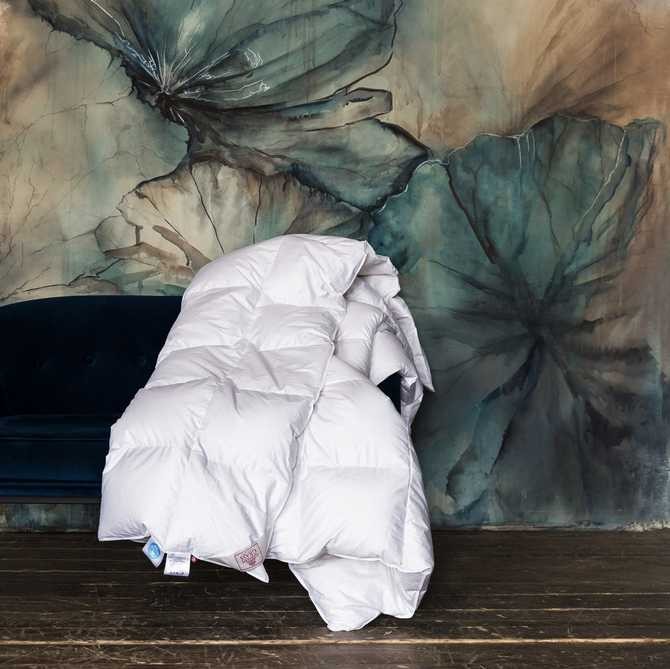 Одеяло German Grass пуховое "Royal Down", 240x260 см, очень теплое