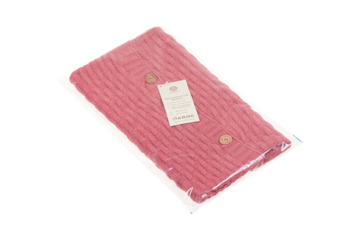 Наволочка декоративная Luxberry "Lux 43", 40x40 см, ягодный