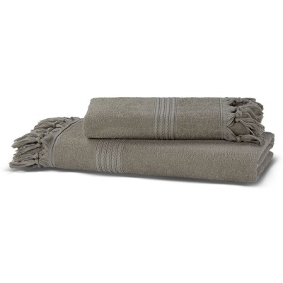 Полотенце Hamam &quot;Meyzer Tassels&quot;, 100x150 см, серый