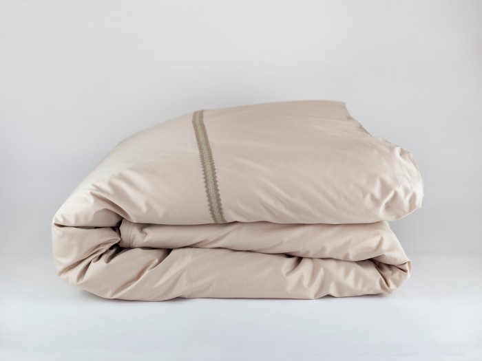 Постельное белье German Grass "Carinthia Canvas", 2-х спальное, бежево-жемчужный