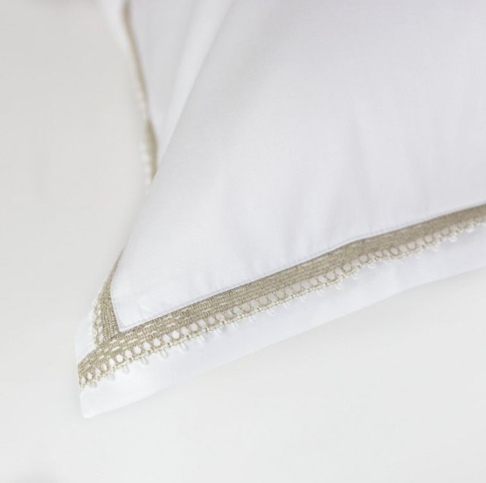 Наволочка German Grass "Tyrol Lace", 50x70 см, 2 шт, белый