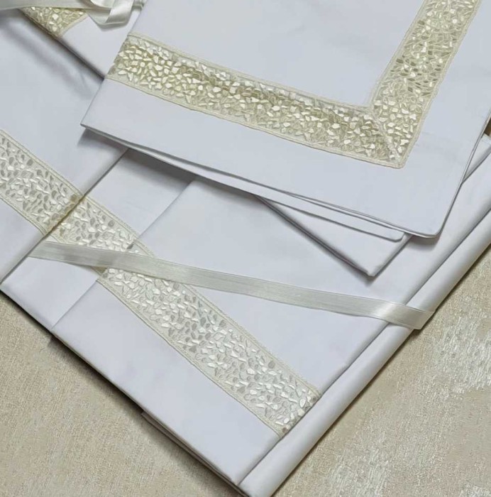 Постельное белье Emozioni Italiane "TWINS-WW", семейное, белый