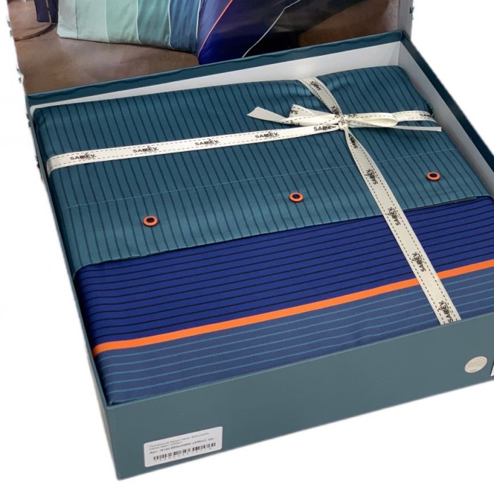 Постельное белье Sarev "Benjamin", 2-х спальное (евро), синий