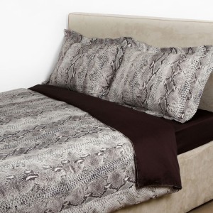 Постельное белье ROBERTO CAVALLI "GRACE", 2-х спальное, коричневый, v001, 23381