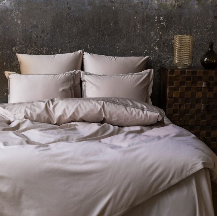 Пододеяльник German Grass "Carinthia Canvas", 200x220 см, бежево-жемчужный