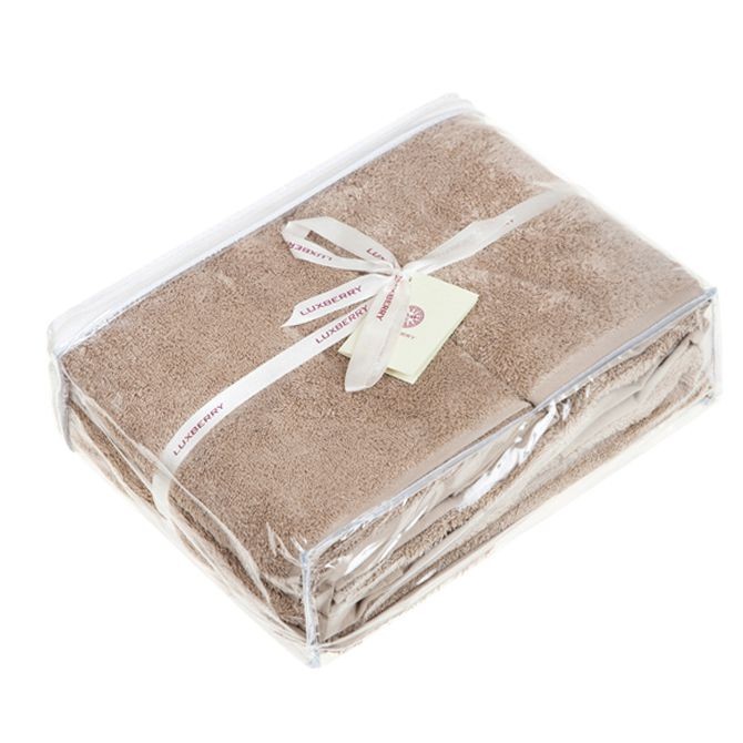 Полотенце Luxberry микрокоттон "Teddy", 50x100 см, капучино