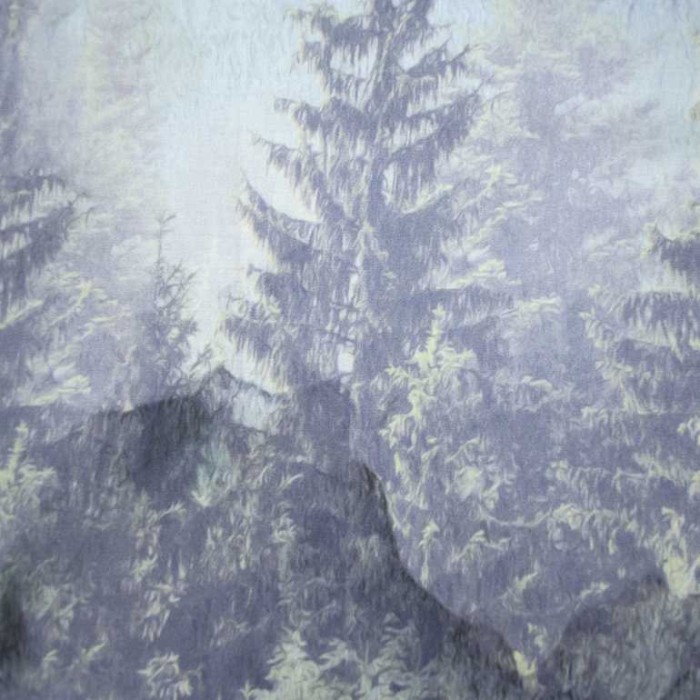 Постельное белье Tivolyo Deluxe "Forest", 1,5 спальное, ментол