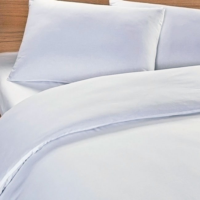 Белое постельное белье Arya "Otel" ранфорс, 2-х спальное (евро), белый