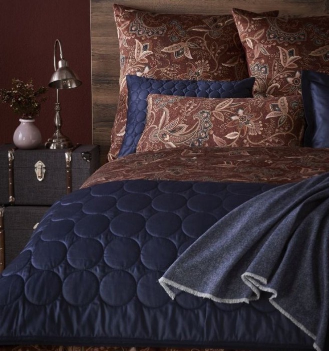 Покрывало Curt Bauer хлопок "9006", 240x260 см, синий