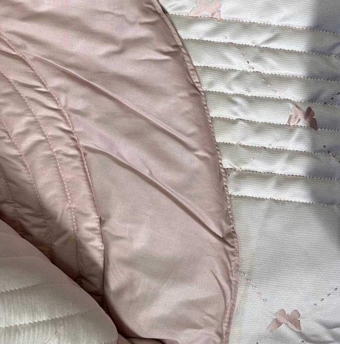 Покрывало Blumarine стеганое "LIVIA", 270x270 см, розовый