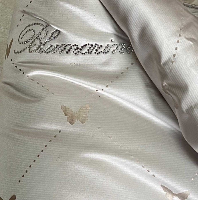 Покрывало Blumarine стеганое "LIVIA", 270x270 см, бежевый