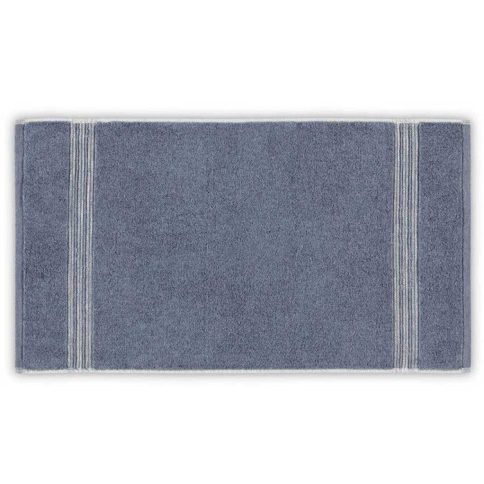 Полотенце Lappartement "Antique", 76x142 см, серо-синий