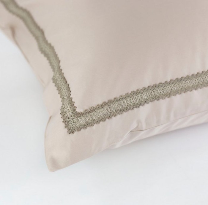 Наволочка German Grass "Carinthia Canvas", 50x70 см, 2 шт, бежево-жемчужный