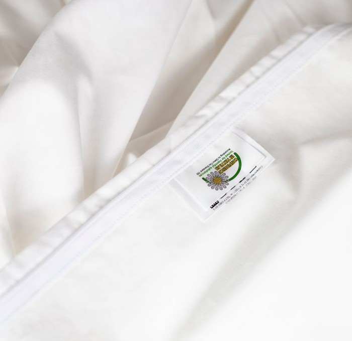 Постельное белье German Grass "Vienna Amber", семейное, белый