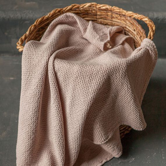 Полотенце Luxberry stonewashed "Yoga Towel", 70x140 см, серая галька