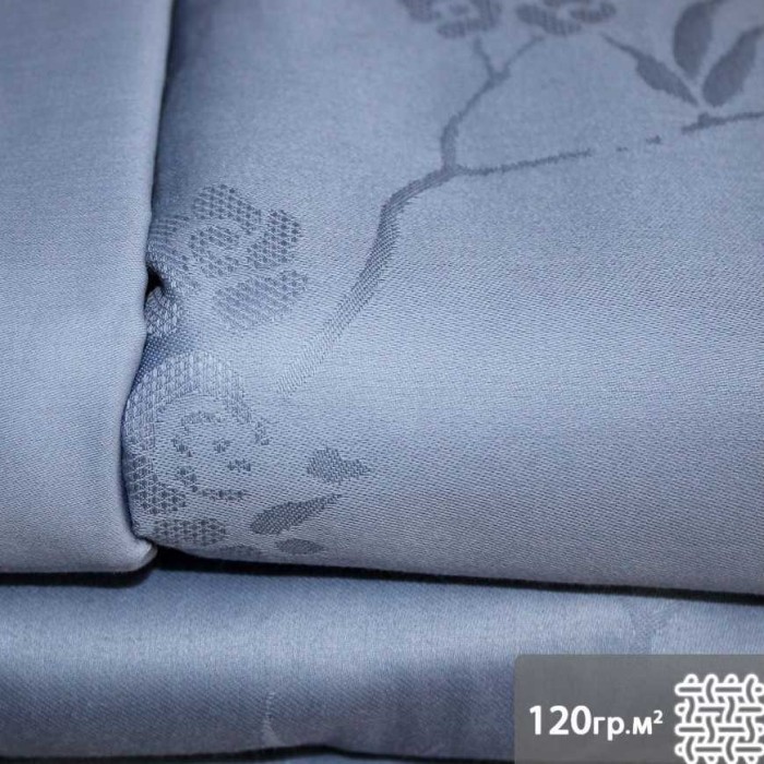 Постельное белье Do&Co жаккард "Stesha", 2-х спальное (евро), голубой