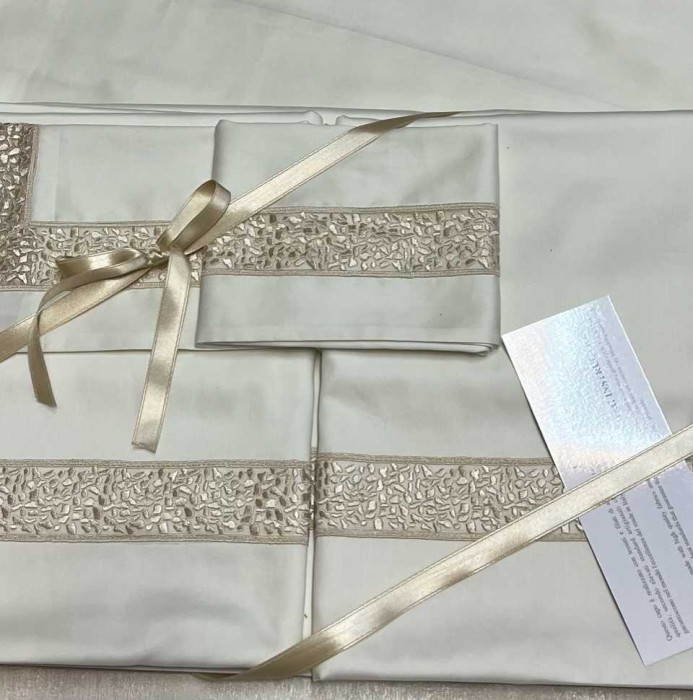 Постельное белье Emozioni Italiane "TWINS-AA", семейное, шампань