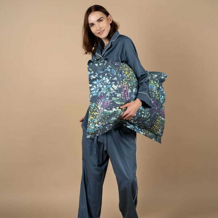 Постельное белье DecoFlux "Late Avenue", 1,5 спальное, синий