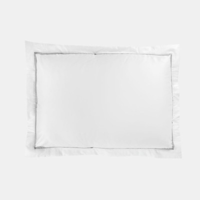 Наволочка  German Grass узкая отделка &quot;Alpine Ash Grey Allure&quot;, 50x70 см, 2 шт, белый