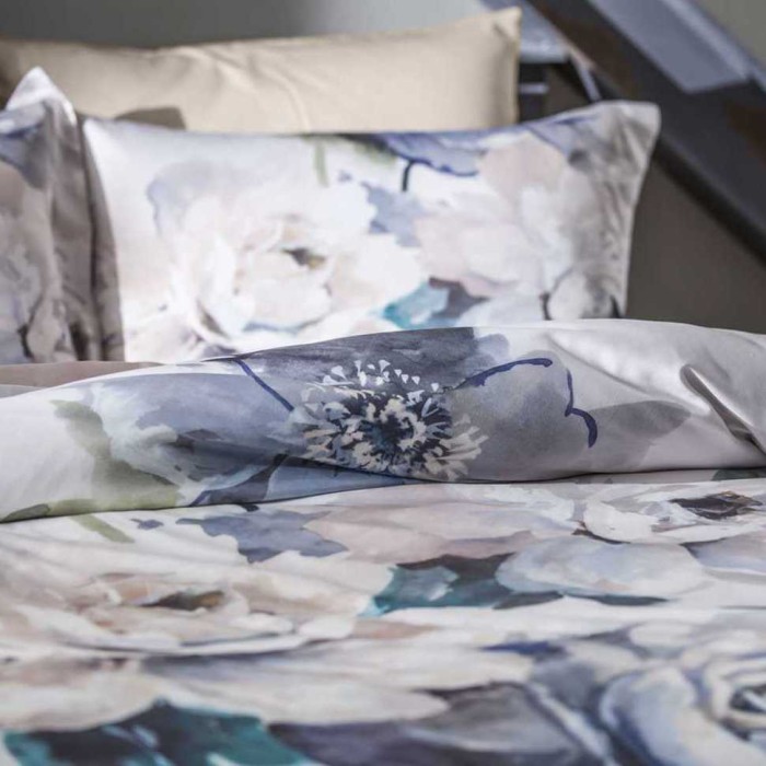 Постельное белье Tivolyo Deluxe "Azelya", 2-х спальное (евро), серый