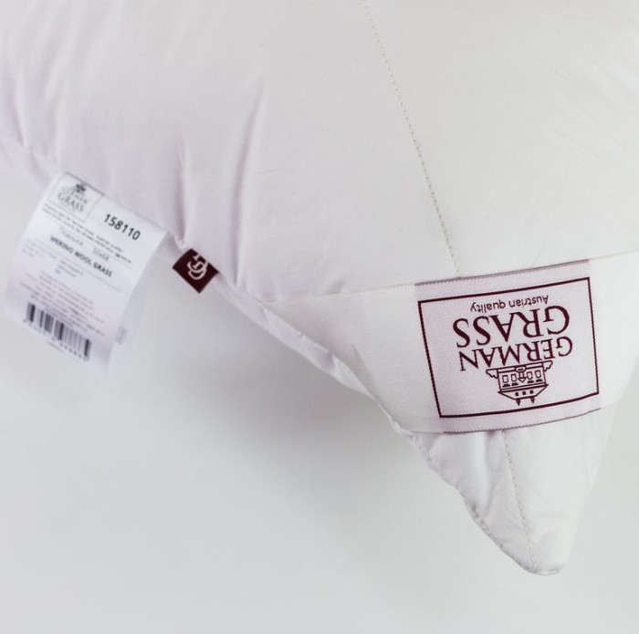 Подушка German Grass "Merino Wool Grass", 50x70 см, регулируемая