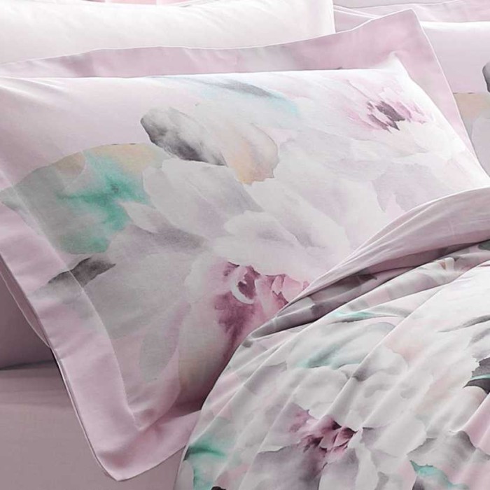 Постельное белье Tivolyo Deluxe "Fulmine", семейное, пудра