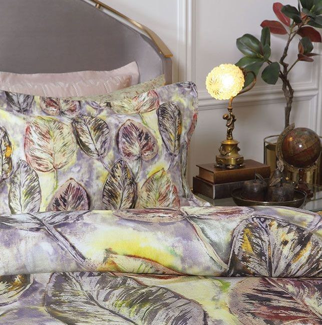 Постельное белье Valeron USC "Narcissa", king-size, серый