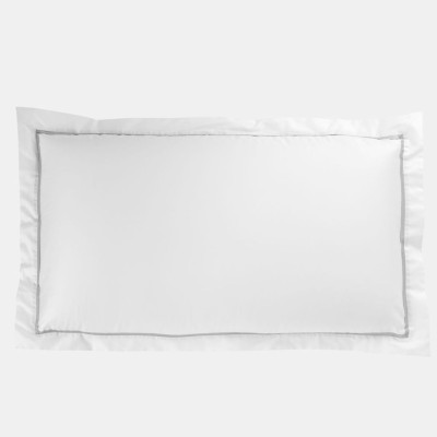 Наволочка  German Grass узкая отделка &quot;Alpine Ash Grey Allure&quot;, 50x90 см, 2 шт, белый