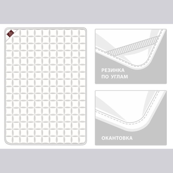 Наматрасник German Grass "Mattress Tencel", 160x200 см, легкий