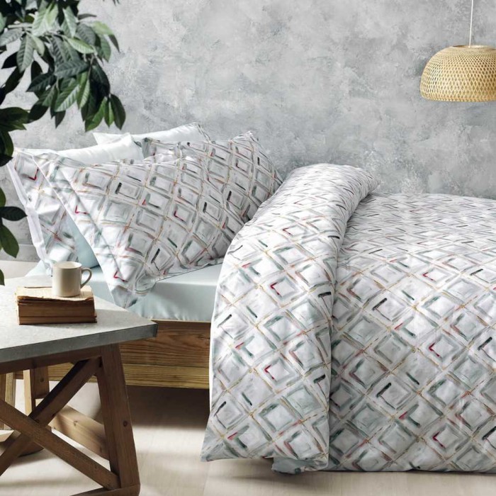 Постельное белье Tivolyo Deluxe "Bailey", 1,5 спальное, серый