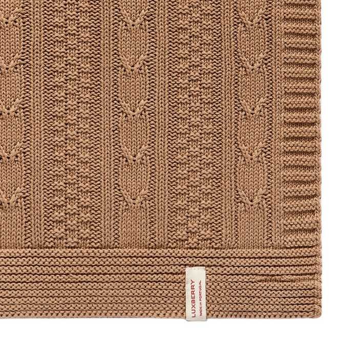 Плед Luxberry "Lux 10", 150x200 см, рыжая замша