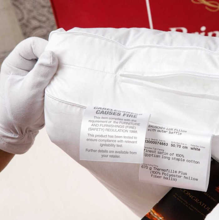 Подушка Brinkhaus с бортиком "Bauschi Lux", 50x70 см, упругая