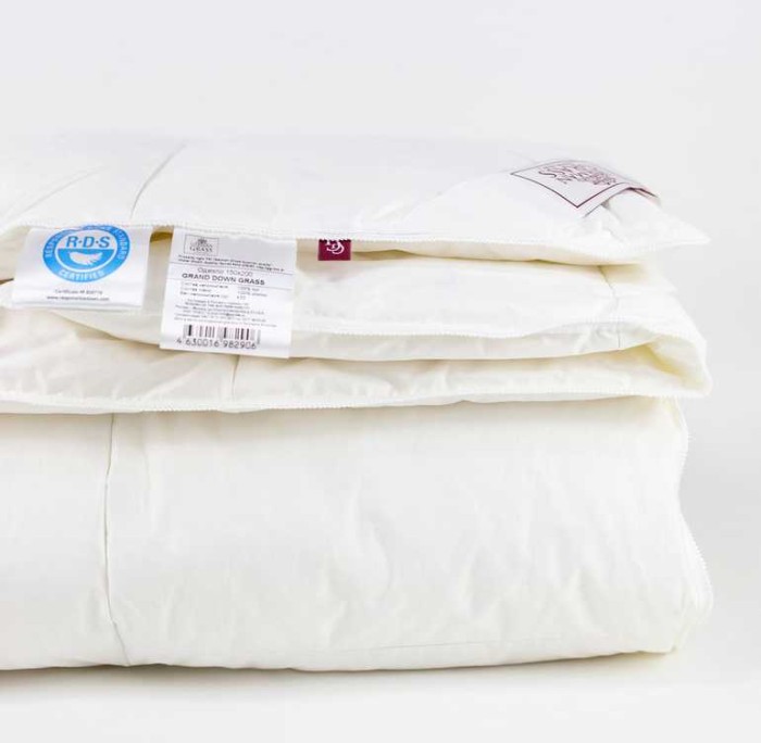 Одеяло German Grass пуховое "Grand Down", 160x220 см, всесезонное