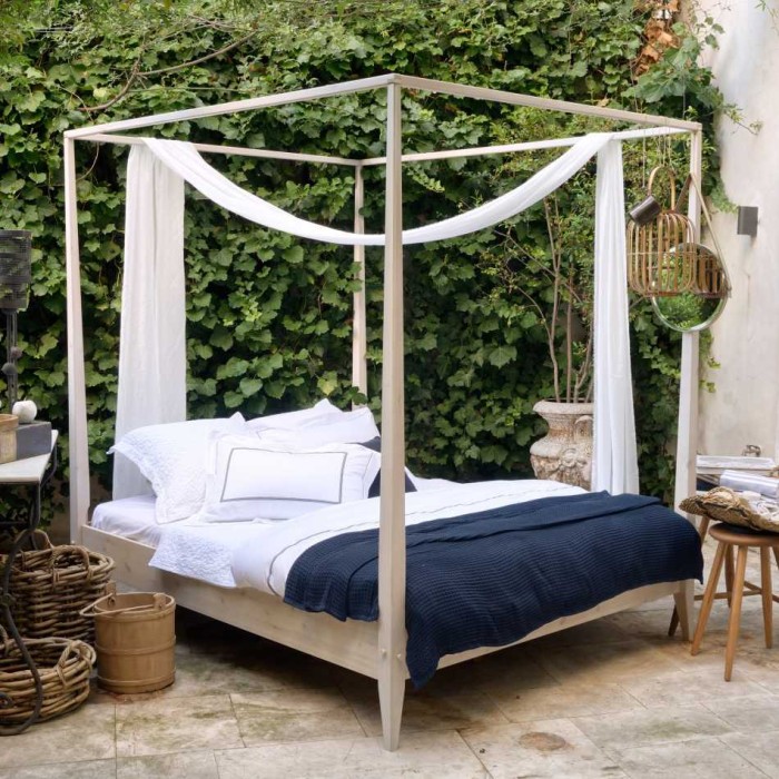 Пододеяльник Hamam "Marine", 220x240 см, бело-синий