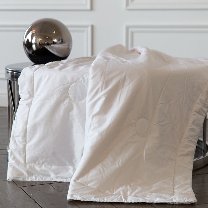 Одеяло German Grass шерсть "Angora Familie Wool", 220x240 см, всесезонное