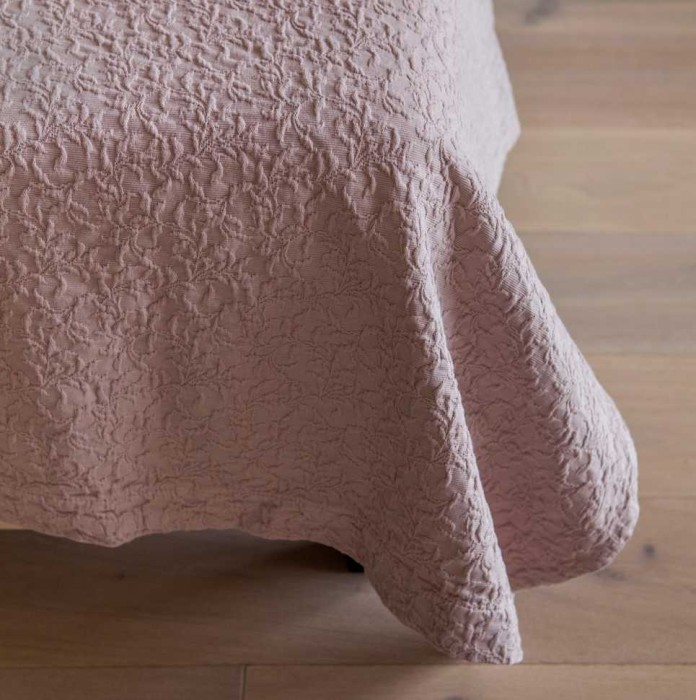 Покрывало Luxberry "Sakura", 200x220 см, дымчато-розовый