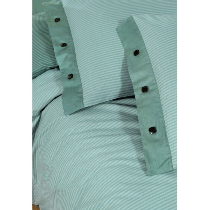 Постельное белье Sarev страйп "New Fancy", 1,5 спальное, зеленый