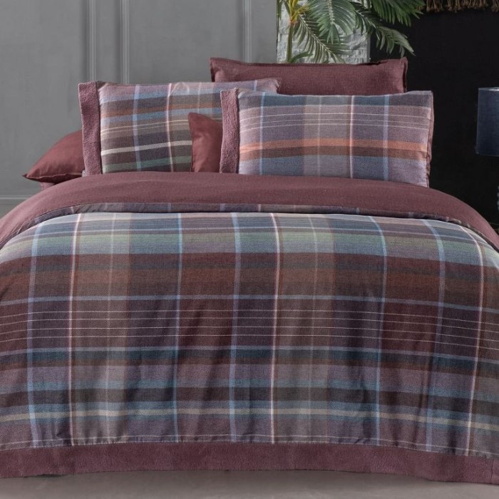 Постельное белье Sarev "Kajani", 2-х спальное (евро), сливовый