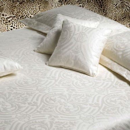 Постельное белье Roberto Cavalli "Damasco 12", 2-х спальное (евро), белый