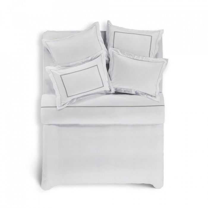 Пододеяльник Hamam "Marine", 220x240 см, белый дым