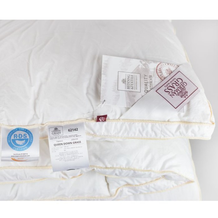 Одеяло German Grass пуховое "Queen Down", 220x240 см, теплое