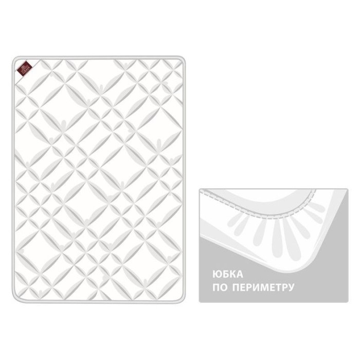 Наматрасник German Grass с юбкой "Сottonwash Grass", 140x200+40 см, легкий