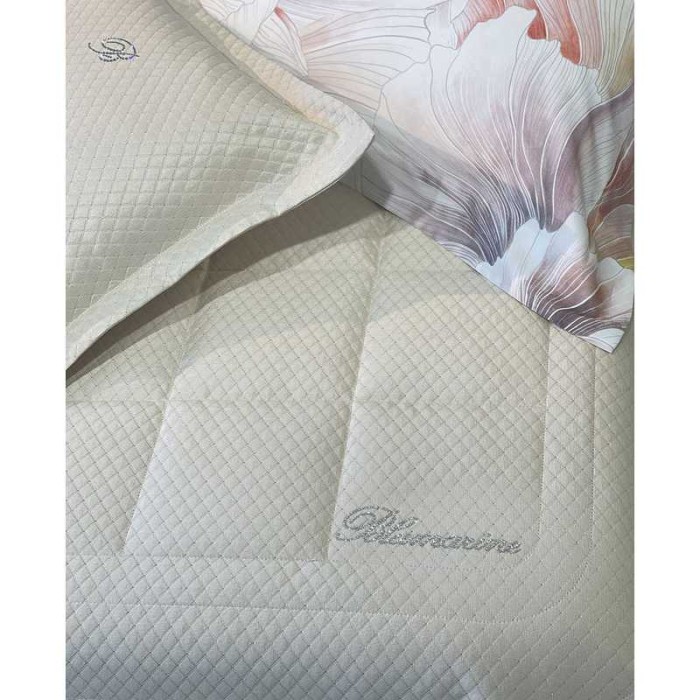 Покрывало Blumarine "Primizia", 270x270 см, молочный