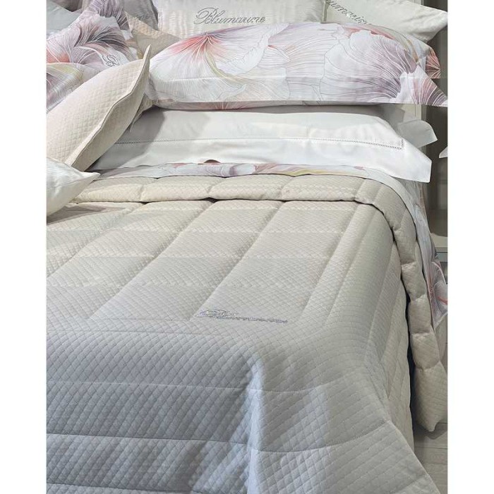 Покрывало Blumarine "Primizia", 270x270 см, молочный