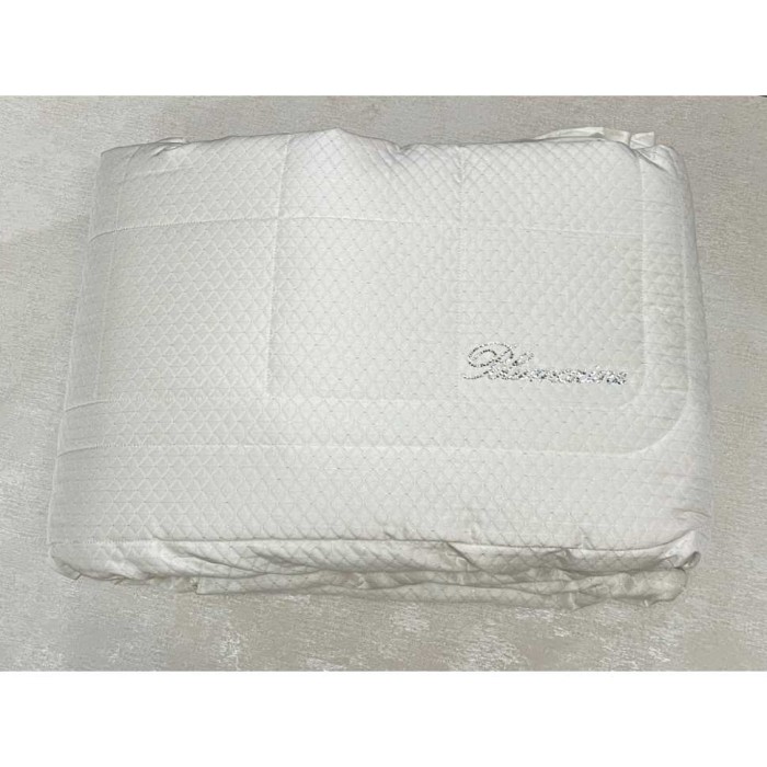 Покрывало Blumarine "Primizia", 270x270 см, молочный