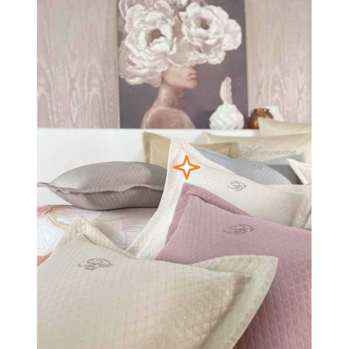 Покрывало Blumarine "Primizia", 270x270 см, молочный